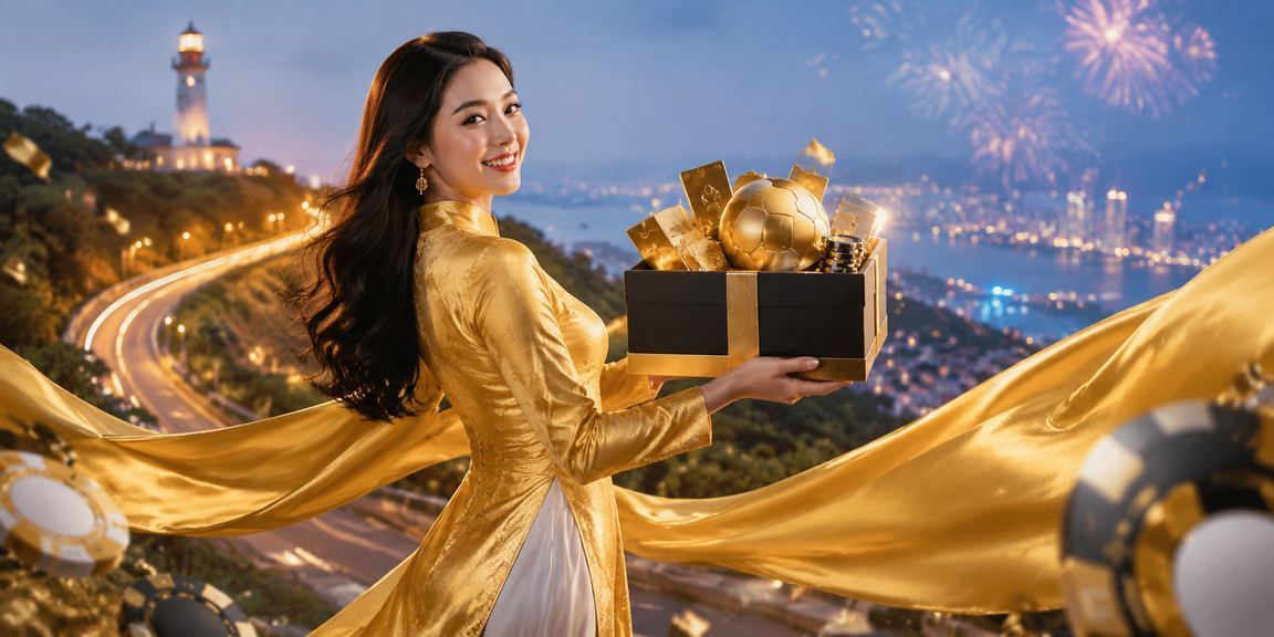Khung cảnh Vũng Tàu với chủ đề VIP bonus cho người dùng giải trí